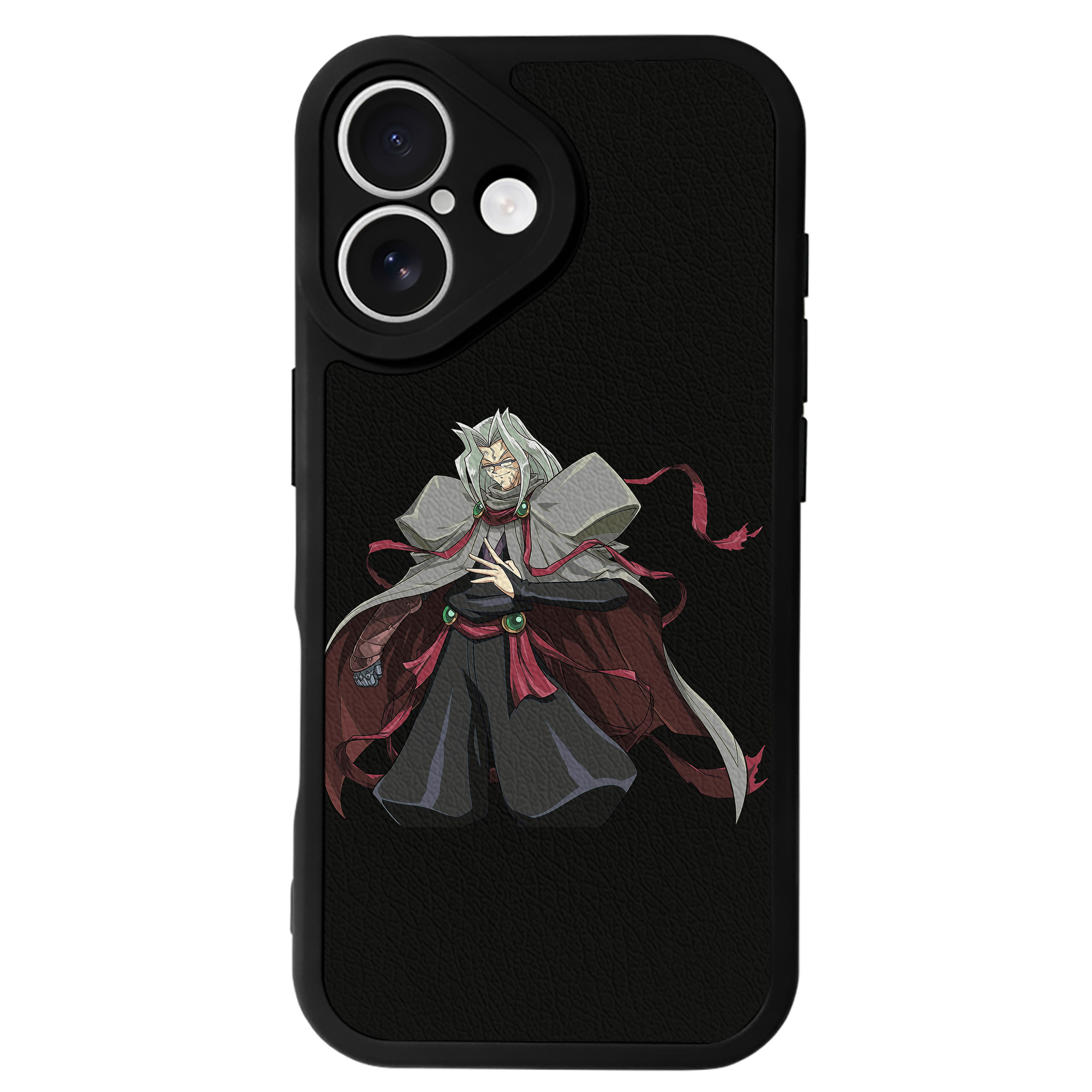 （画像用） 遊☆戯☆王 Yu-Gi-Oh! 【iPhone 16シリーズ対応】シリコンスマホケース（レザー調） 材質：シリコン